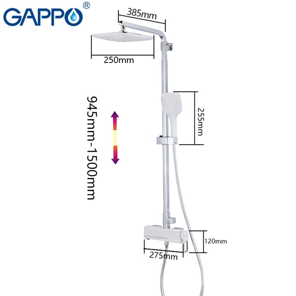 Тропический душ gappo инструкция