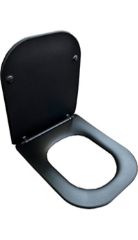 Крышка-сиденье ESBANO Garant с микролифтом, черный матовый