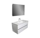 Комплект мебели ARMADI ART Vallessi 100 белый глянец/белая раковина